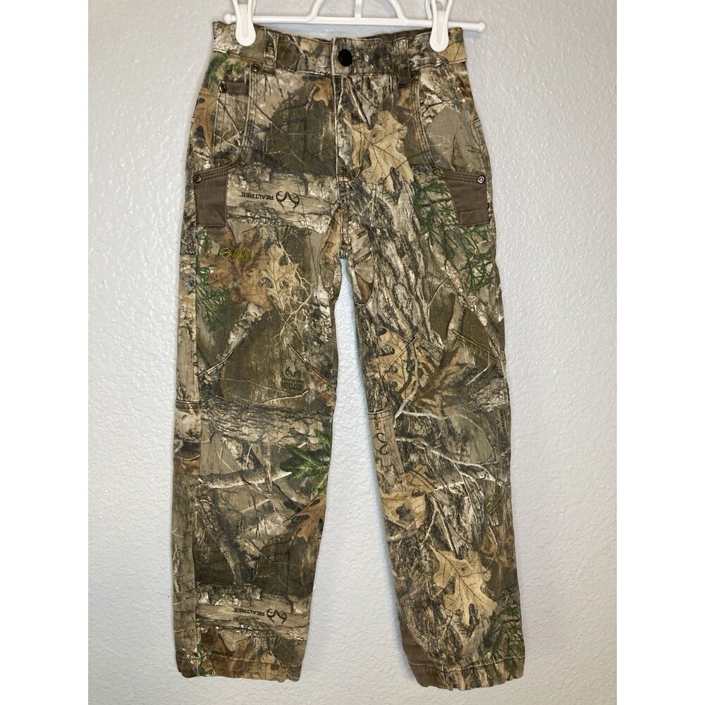 Magellan Outdoors Camo Pants Youth S Real Tree Edge  Pocket Hunting Gorp Camping